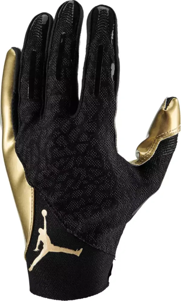 Jordan Knit Metallic Football Gloves