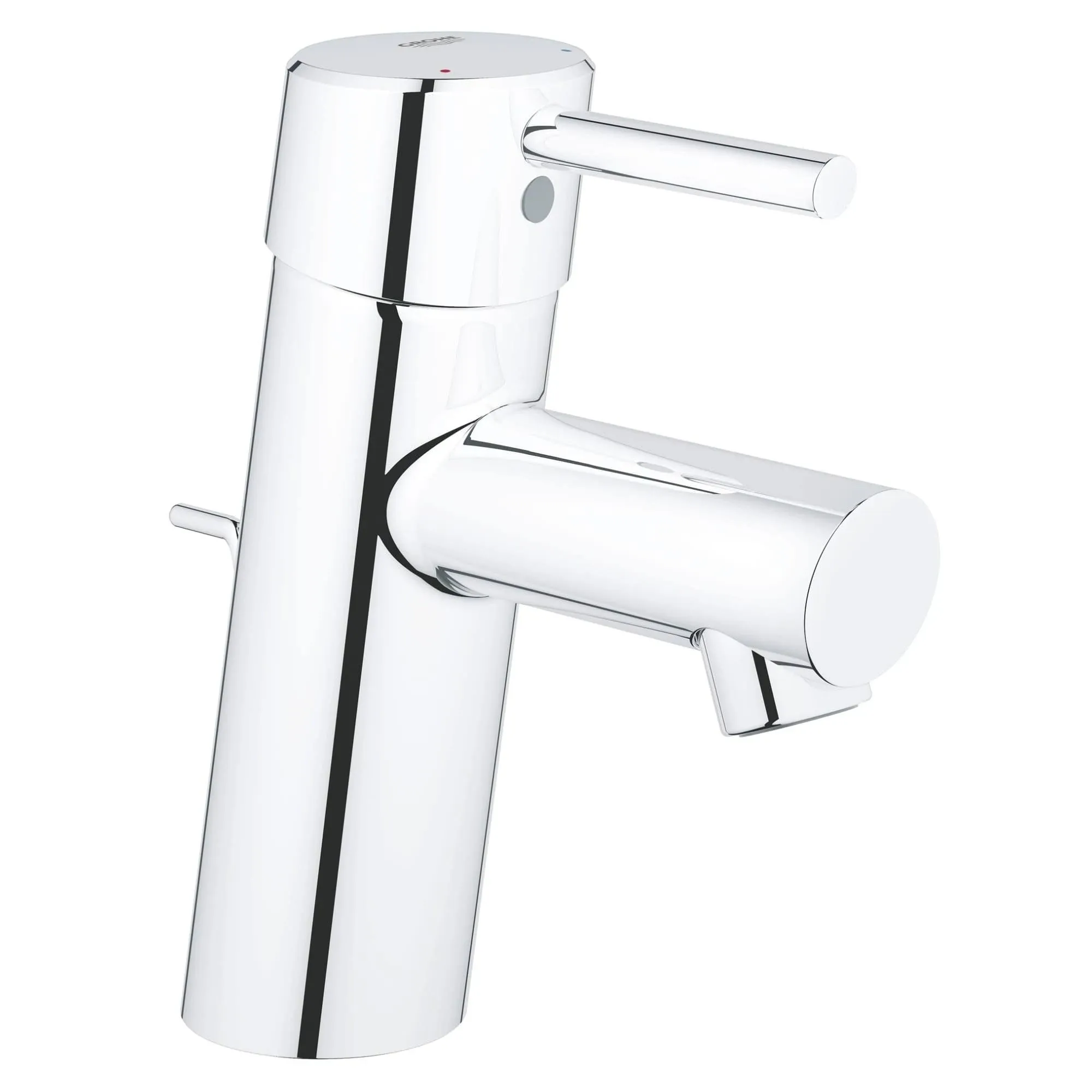 GROHE 342702431 Single Hole Single-Handle S-Size Bathroom Faucet 1.2 GPM , Matte Black