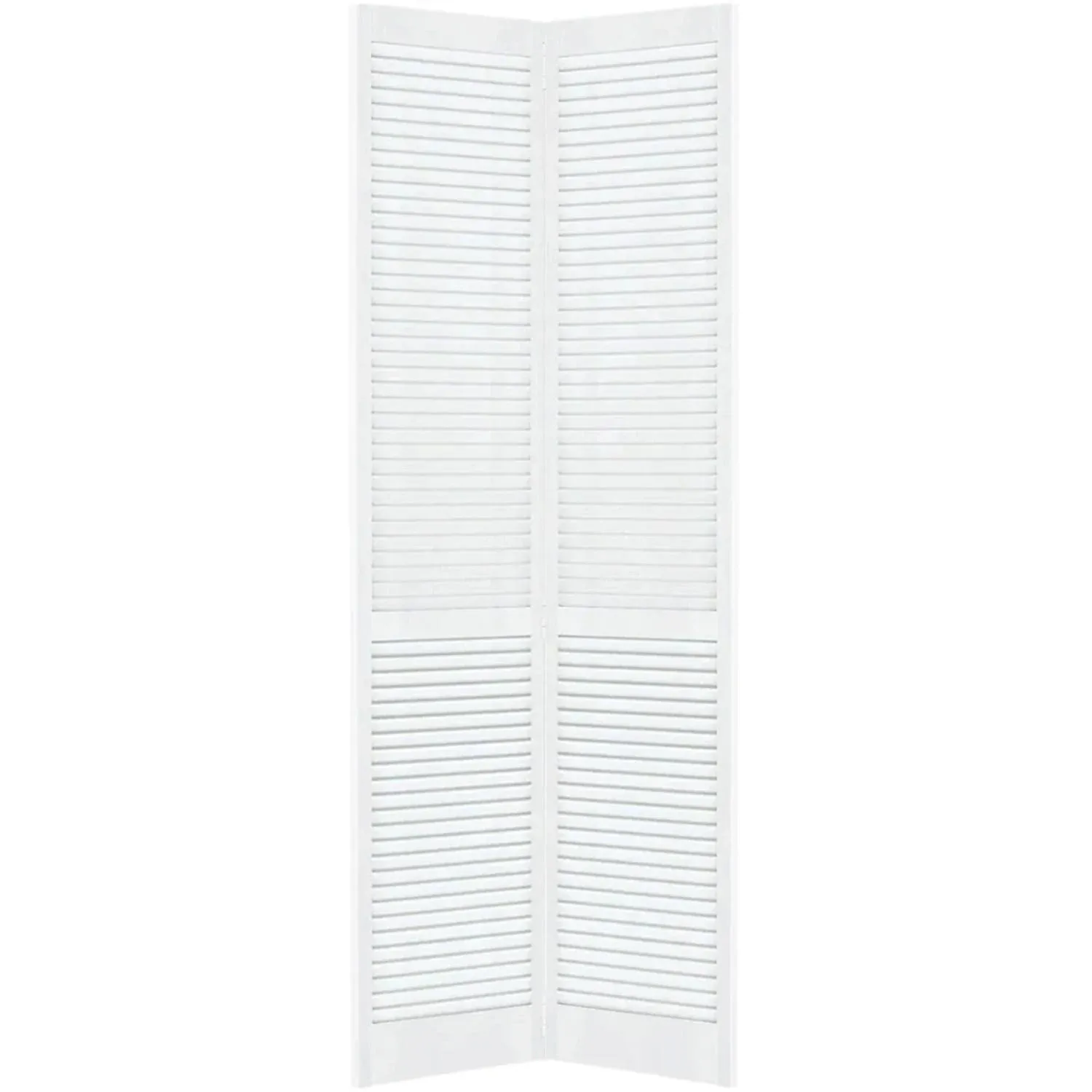 Kimberly Bay Louvered Wood Primed Bi-Fold Door