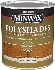 PolyShades Stain & Polyurethane Satin Olde Maple 1 Quart