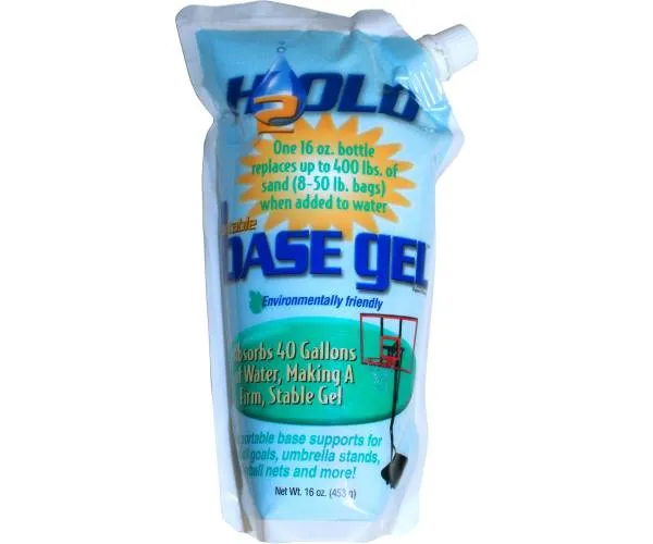 H2Old BG-1601 Basketball Goal Portable Polymer Base Gel 16oz Umbrella Bases