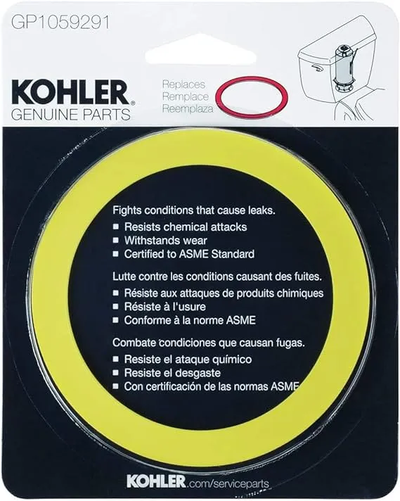 Kohler Genuine Part GP1059291 Canister Seal - Pack 2