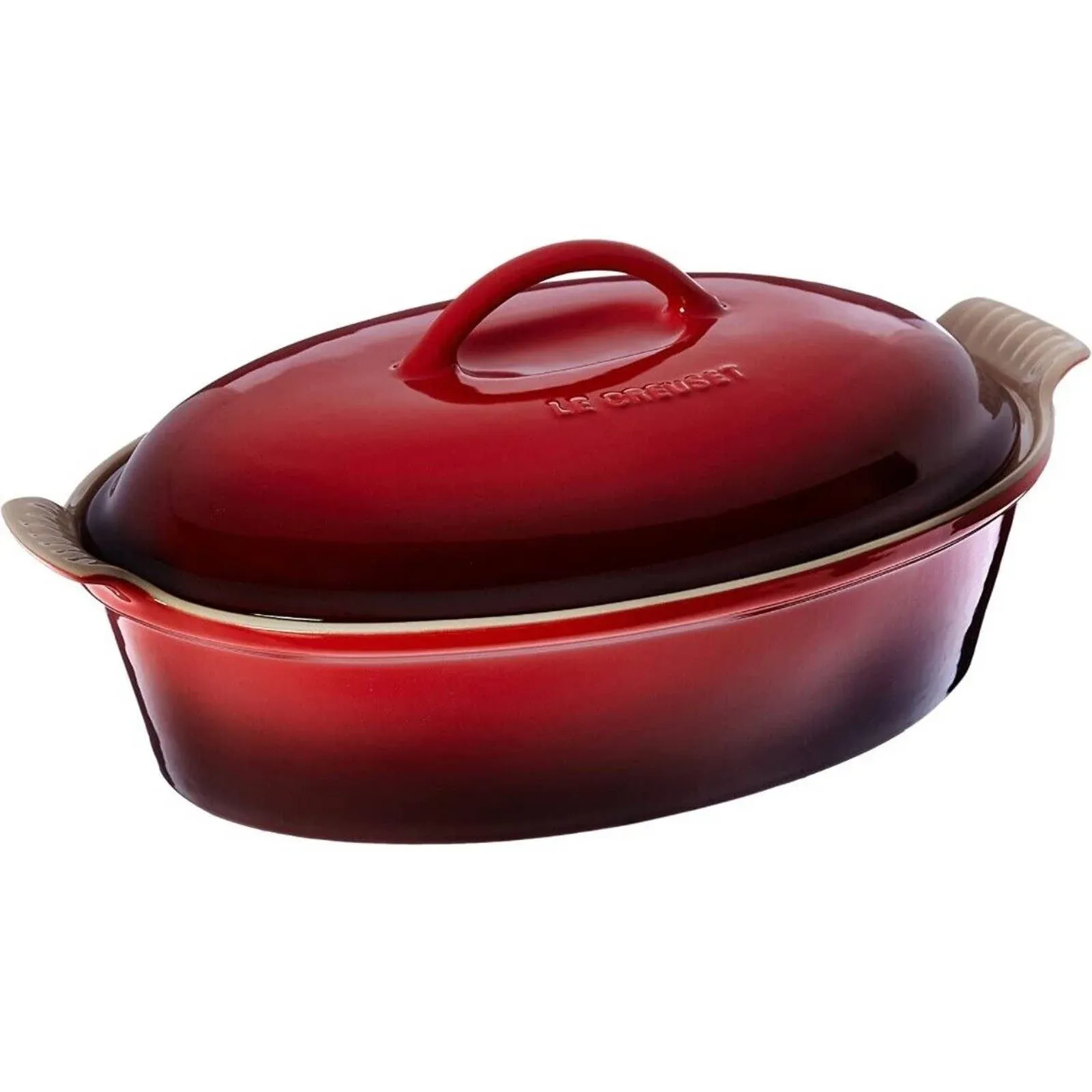 Le Creuset Heritage 4 Quart Cerise Oval Casserole - 71006480060002