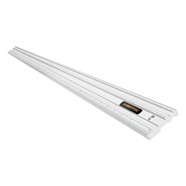 50 in. Anodized Aluminum Straight Edge Ruler, Metal Machined Flat to Within 0.003 in. Over Full 50 in. 71503