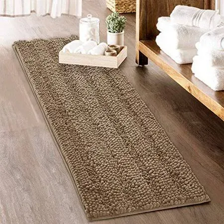 Large Bathroom Rugs Set - Super Soft Bath Mat Non-Slip Washable Absorbent Microf