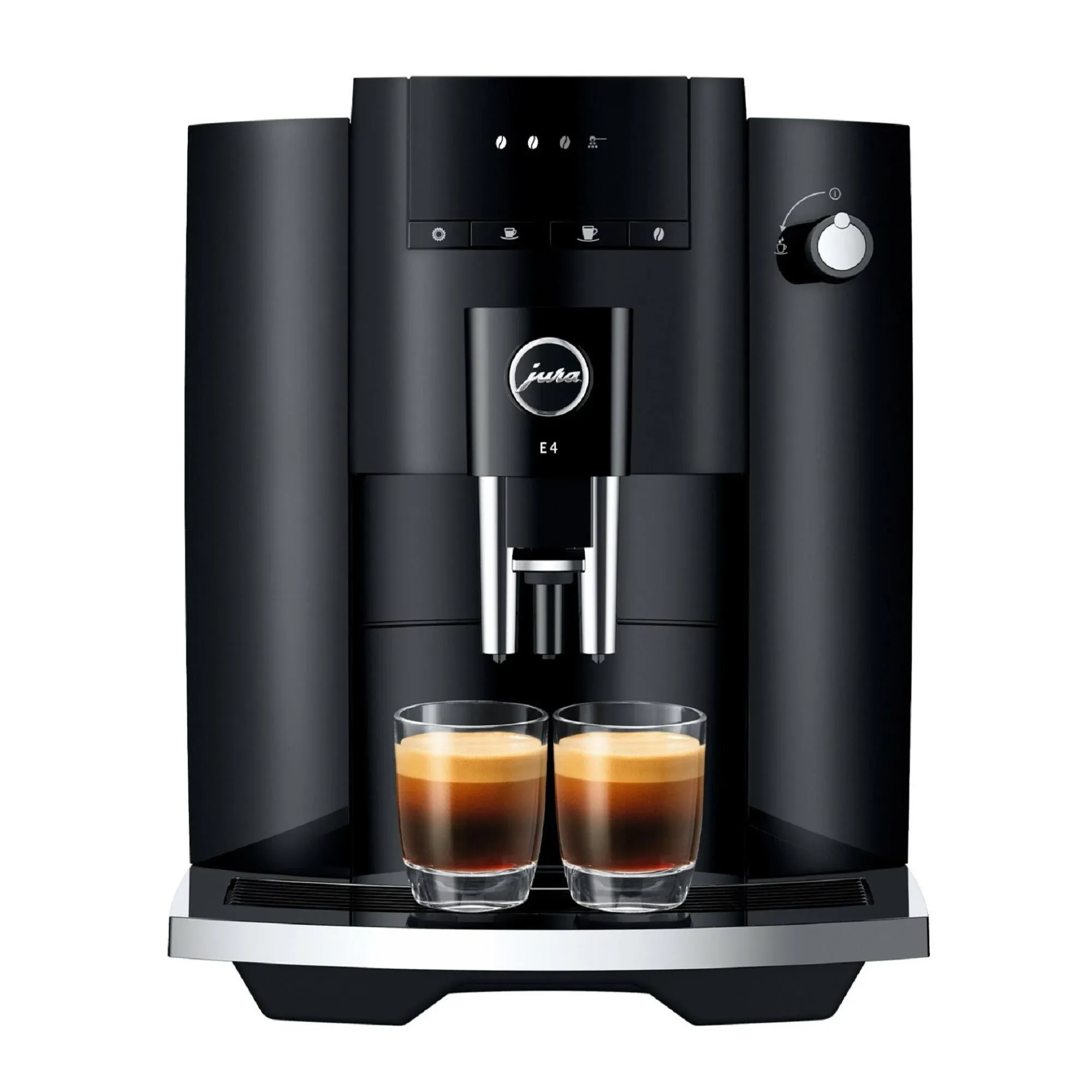 Jura E4 Automatic Coffee Machine (Piano Black)