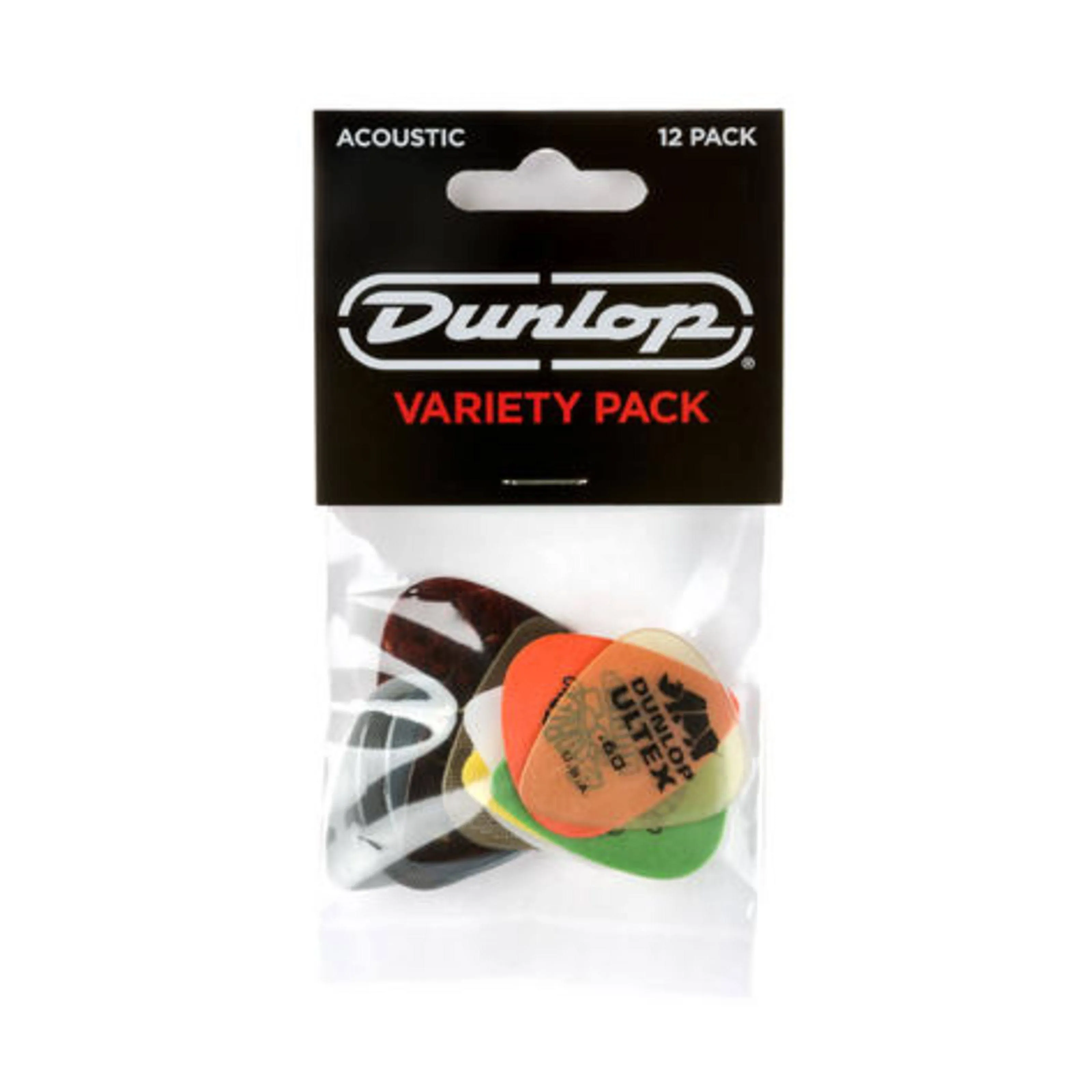 Dunlop PVP112 Acoustic Guitar Pick Variety 12 Pack