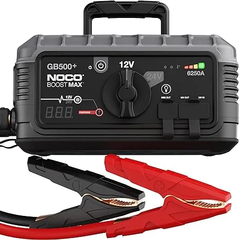 NOCO GB500 6250A 12/24V UltraSafe Lithium Jump Starter