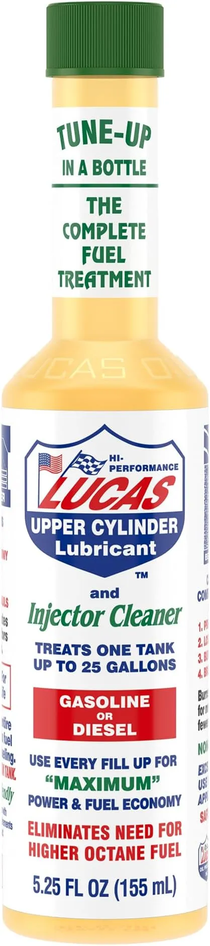 Lucas Upper Cylinder Lubricant Injector Cleaner - 5.25 fl oz