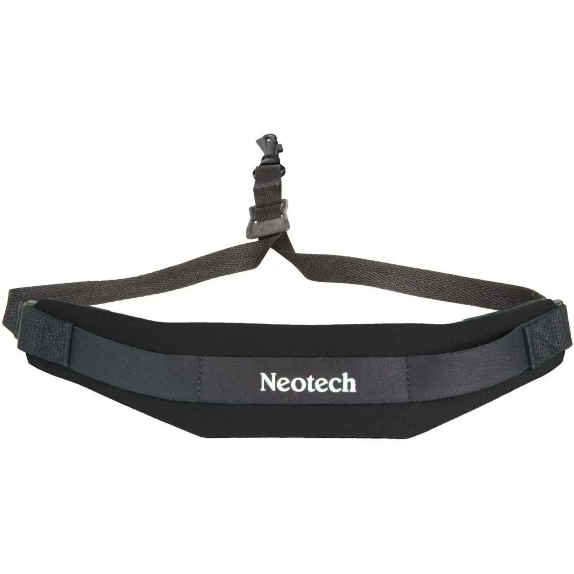 Neotech 1901172 Saxophone Soft Sax Strap, Extra-Long, Snap Hook, Black