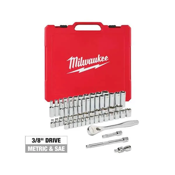 MLW48-22-9008 RATCHET & Socket Set 3/8In