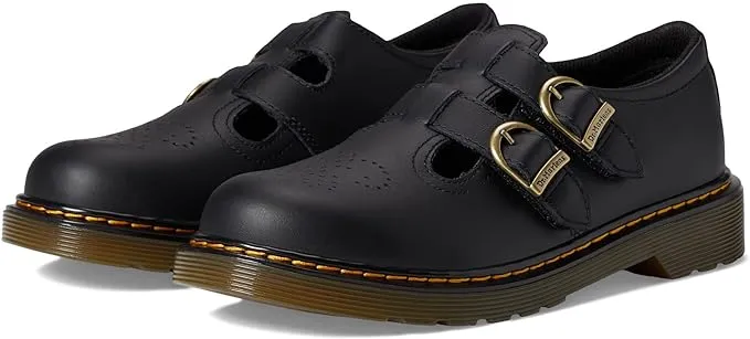 Dr Martens Kids 8065 Mary Jane Shoes in Black - Size 11