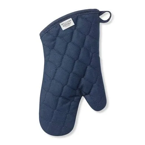 Williams Sonoma Solid Oven Mitt, Navy Blue | Williams Sonoma