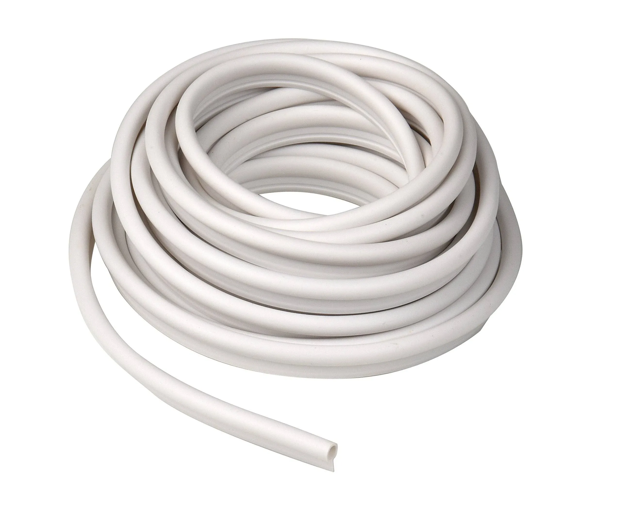 Frost King V18WH Gasket Weatherstrip 17 ft L 1/2 in W Vinyl White