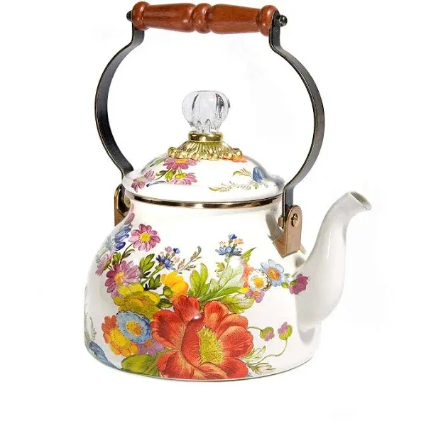 MacKenzie-Childs Flower Market Tea Kettle