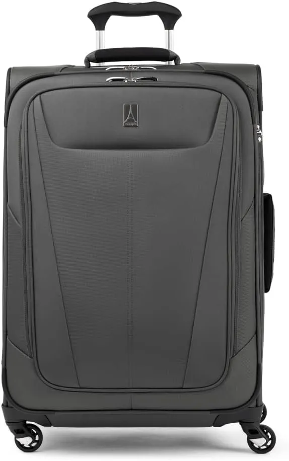 Travelpro Maxlite 5 Checked-Medium 25-Inch 4-Wheel Softside Luggage Shadow Grey / Checked-Medium 25-Inch