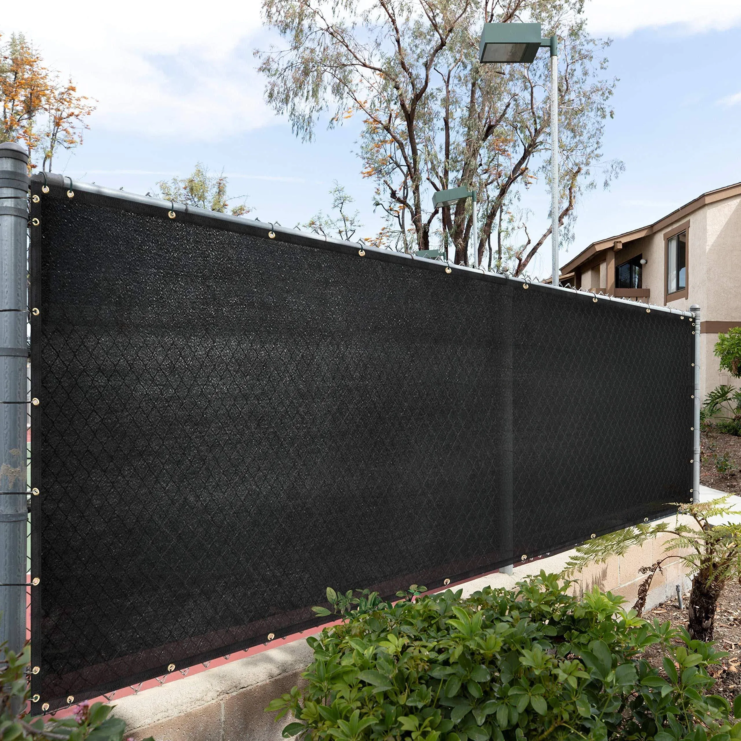 Royal Shade 50' Fence Privacy Screen Cover Windscreen with Heavy Duty Brass Grommets