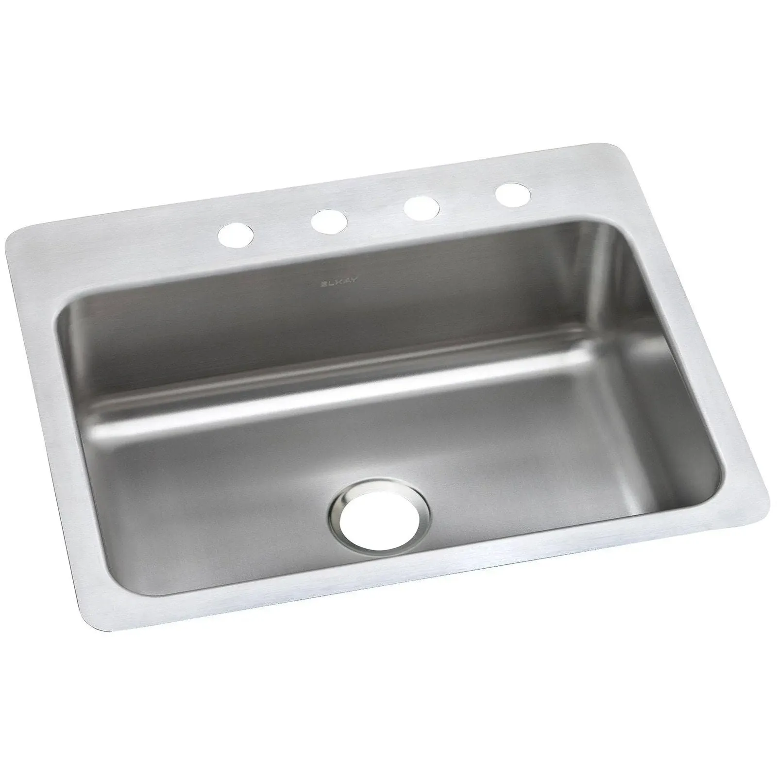 Dsesr127223 Dayton Single Bowl Dual Mount Stainless Steel Sink