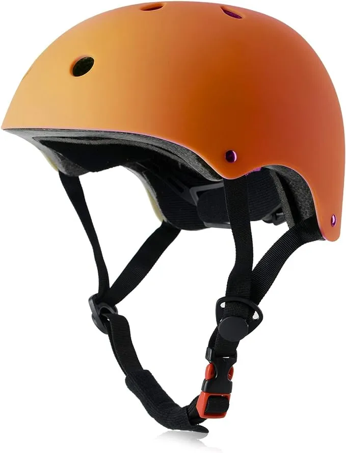 Kids Bike Helmet, Adjustable and Multi-Sport, from Toddler to Youth, 3 Sizes