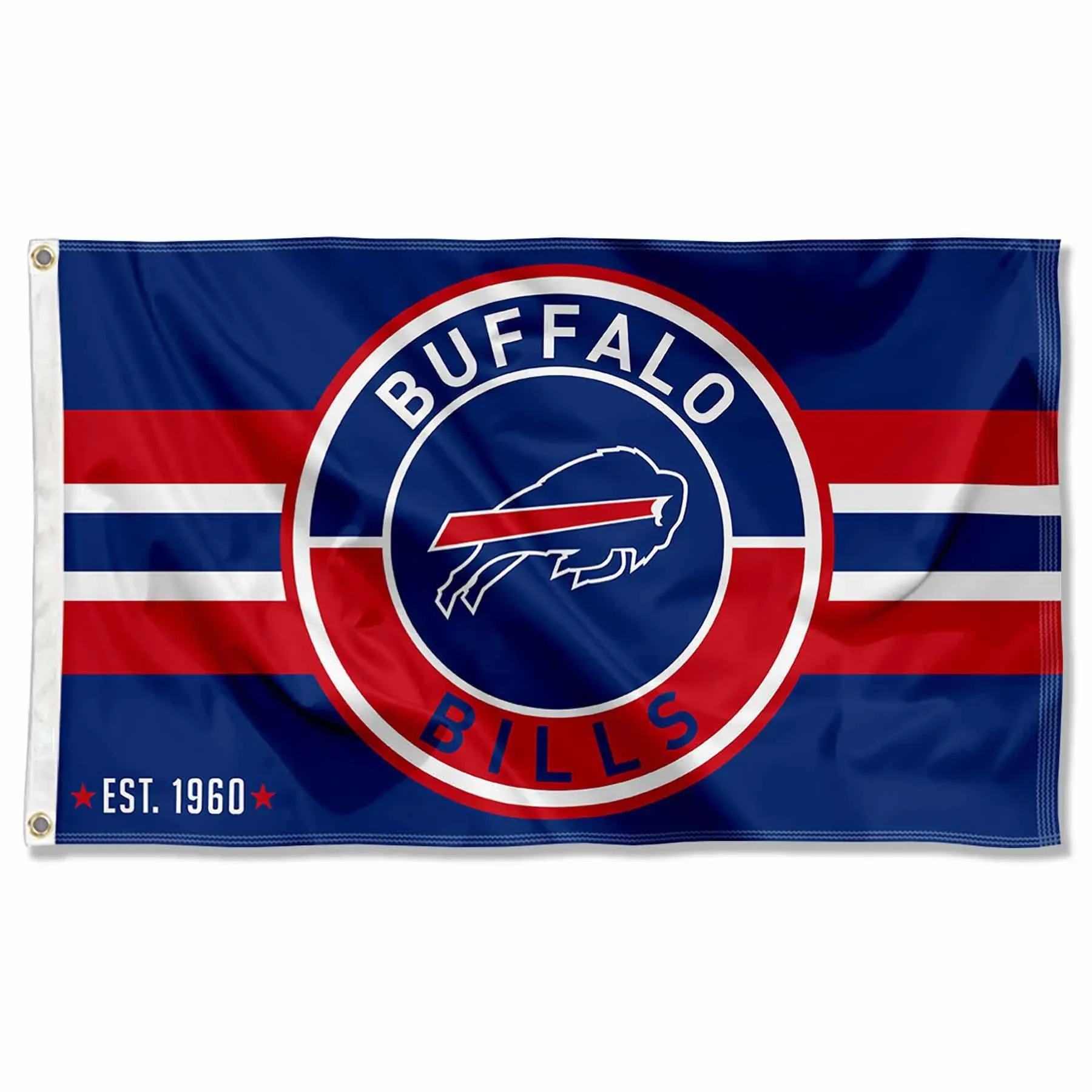 WinCraft Buffalo Bills Patch Button Circle Logo Flag