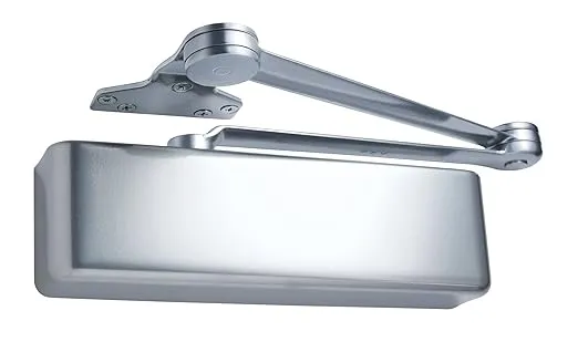 LCN Door Closer: Parallel Mounting Type, Grade 1 - Heavy Duty, Aluminum, 12 1/4 in Lg, 2 1/4 in Wd