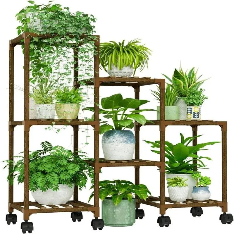 Plant Stand with Wheels