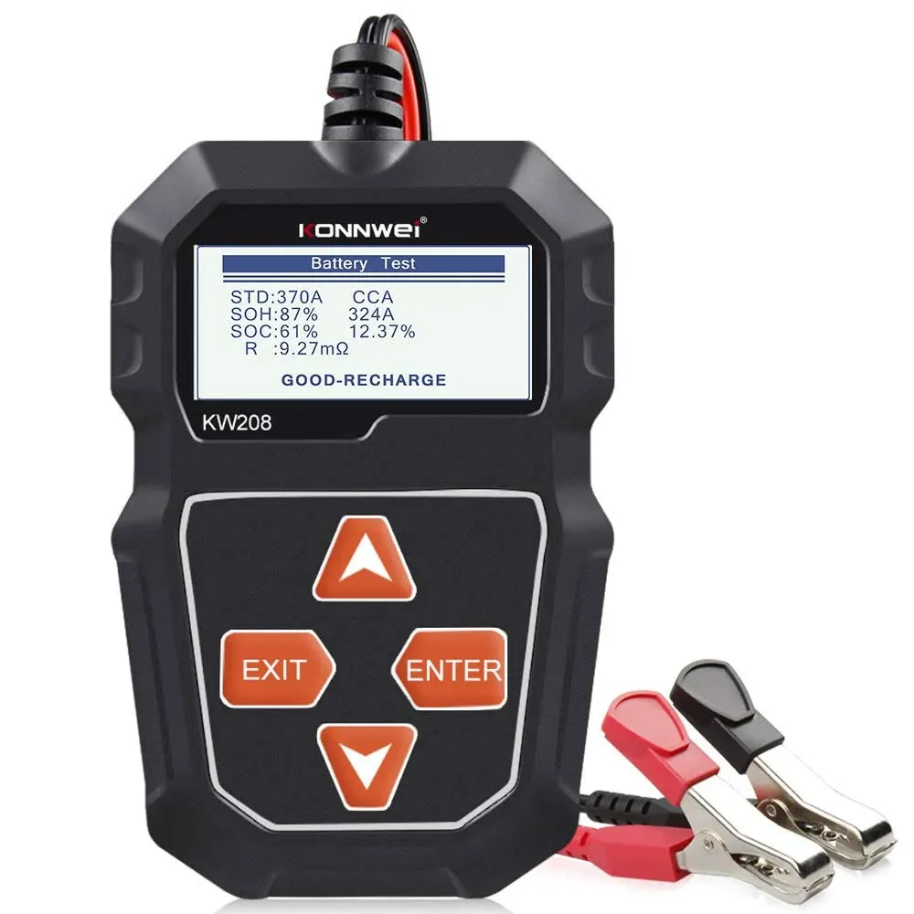 Konnwei Kw208 Car Battery Battery Resistance Tester