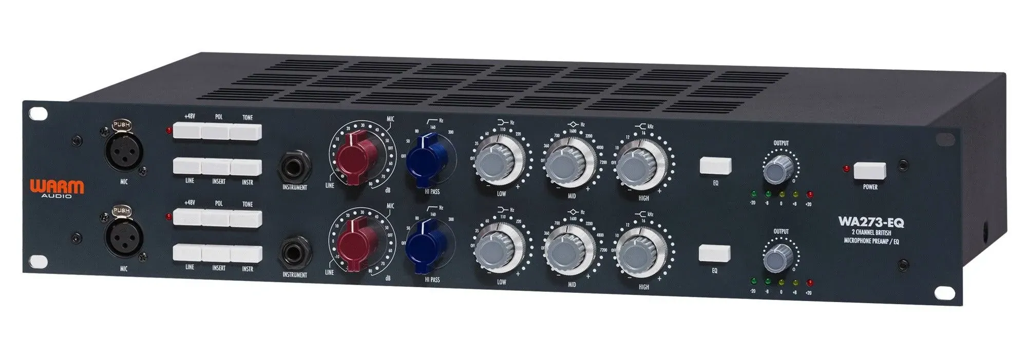 Warm Audio WA273-EQ 2-Channel British Microphone Preamp / EQ | Reverb