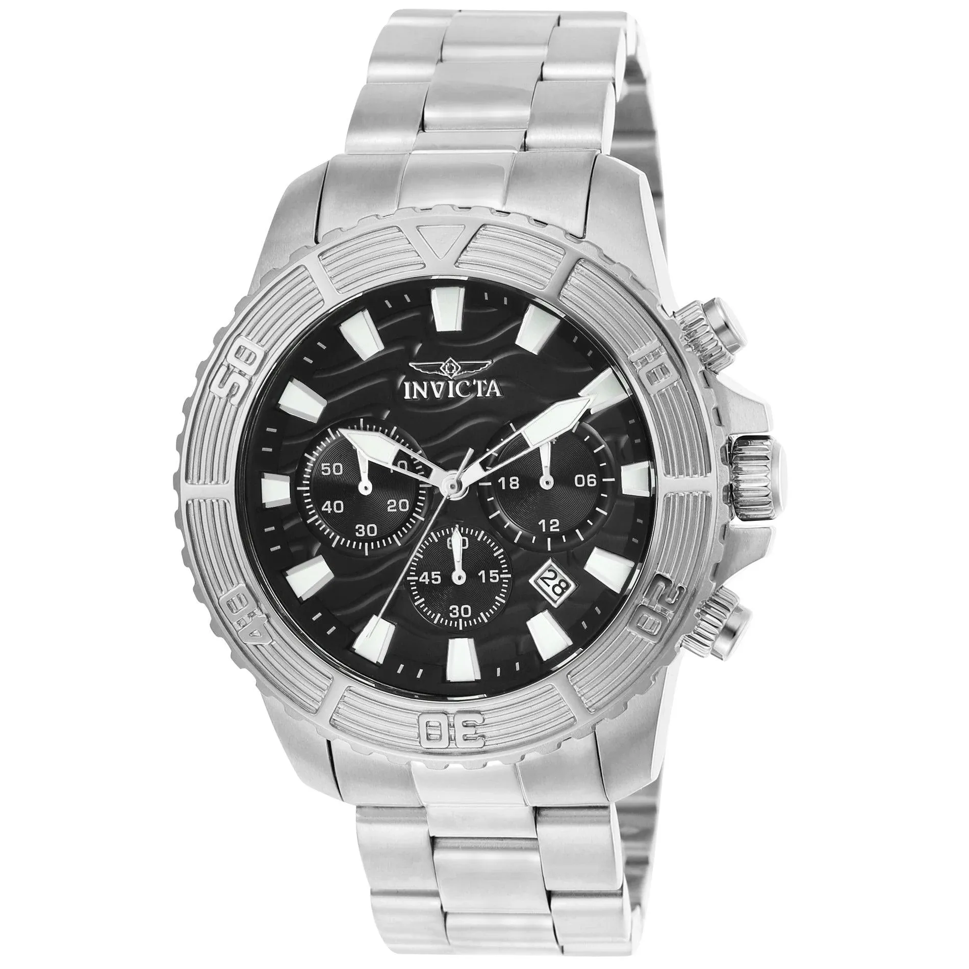 Invicta Men&#x27;s Pro Diver Stainless Steel Quartz Watch Stainless-Steel Strap 23998