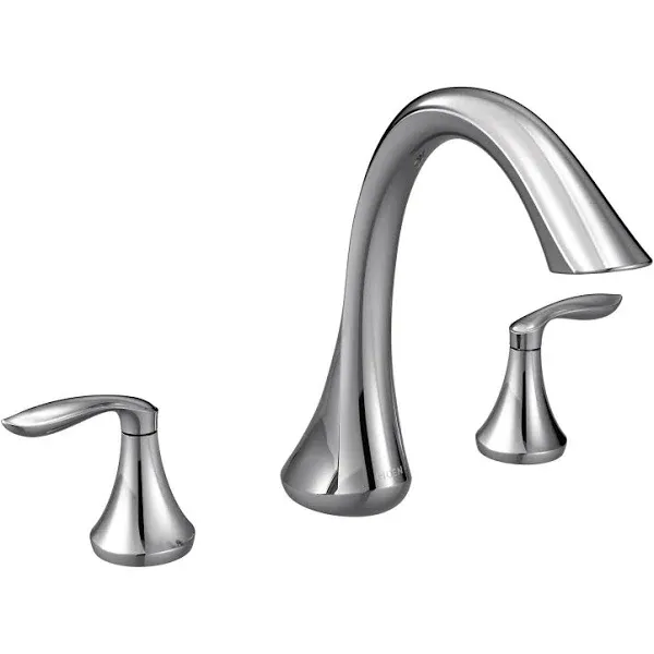 Moen T943 EVA Chrome Two-Handle Roman Tub Faucet