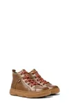 Camper Kids Kido Brown Leather Ankle Boots