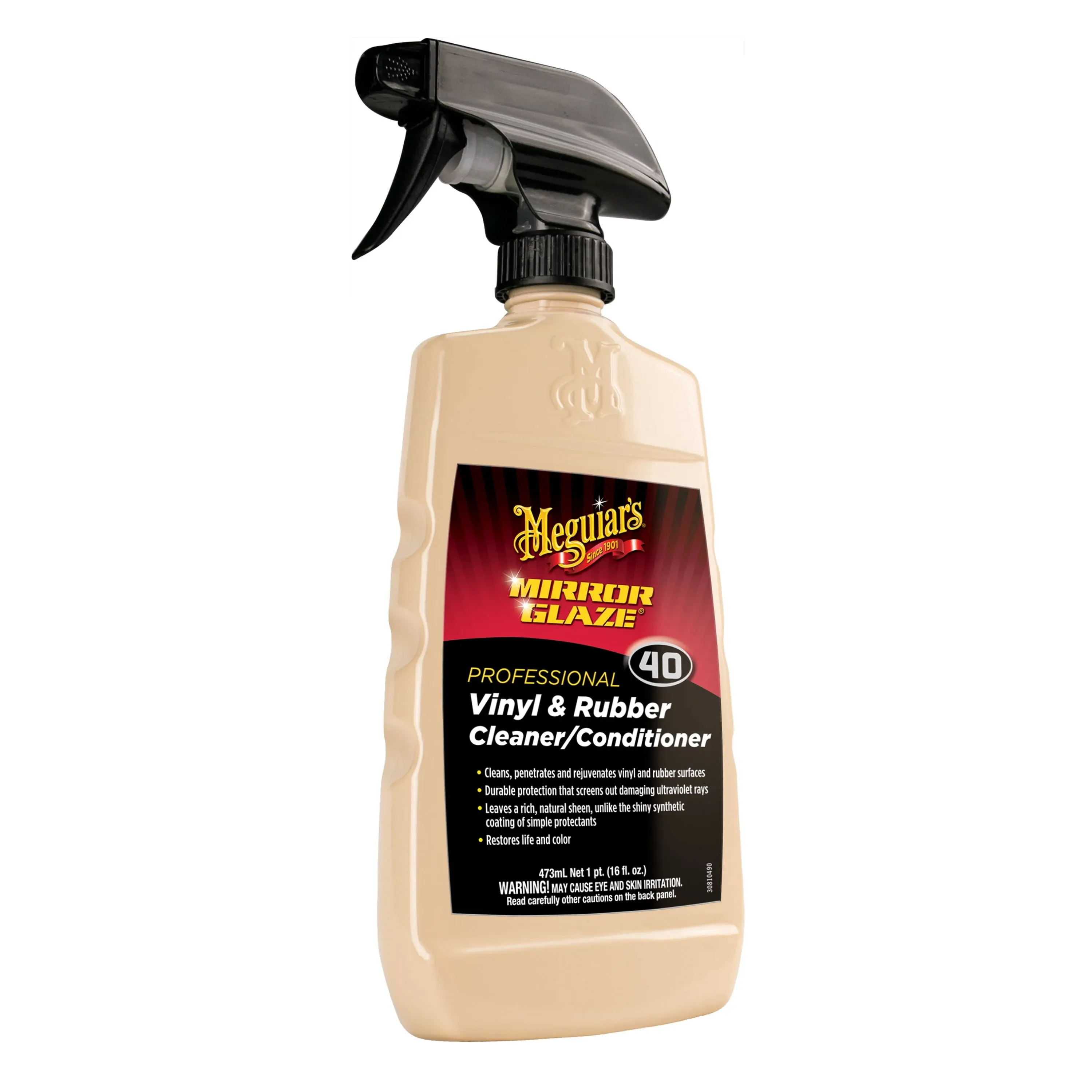 Meguiars M4016 Vinyl and Rubber Cleaner - Conditioner - 16 oz.