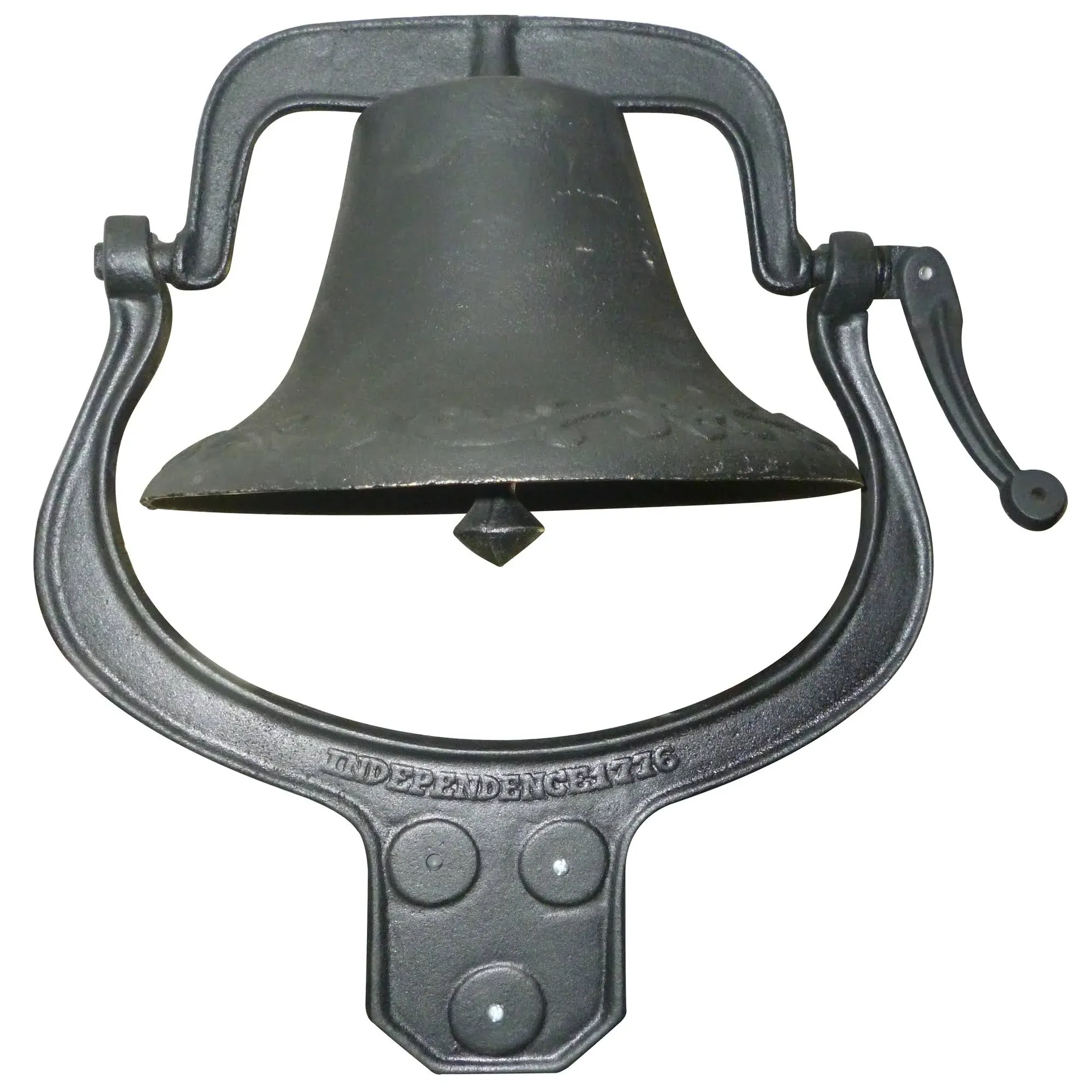 Yard Tuff YTF-22LB Large Decorative Collectible Cast Iron Metal Farm Dinner Bell