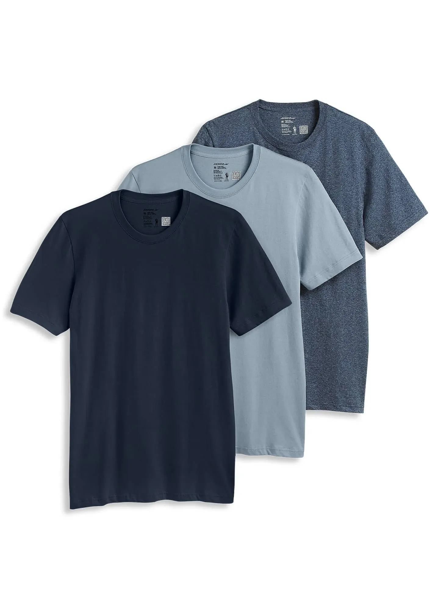 Jockey Men's Undershirt Classic Crew Neck - 3 Pack