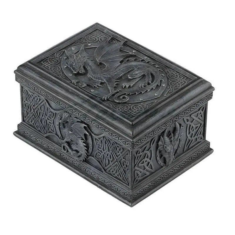 Celtic Dragon Trinket Box