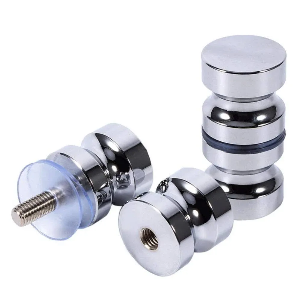 Shower Screen Handle 2 Set Bathroom Door Handle Knob with Solid Stainless Ste...