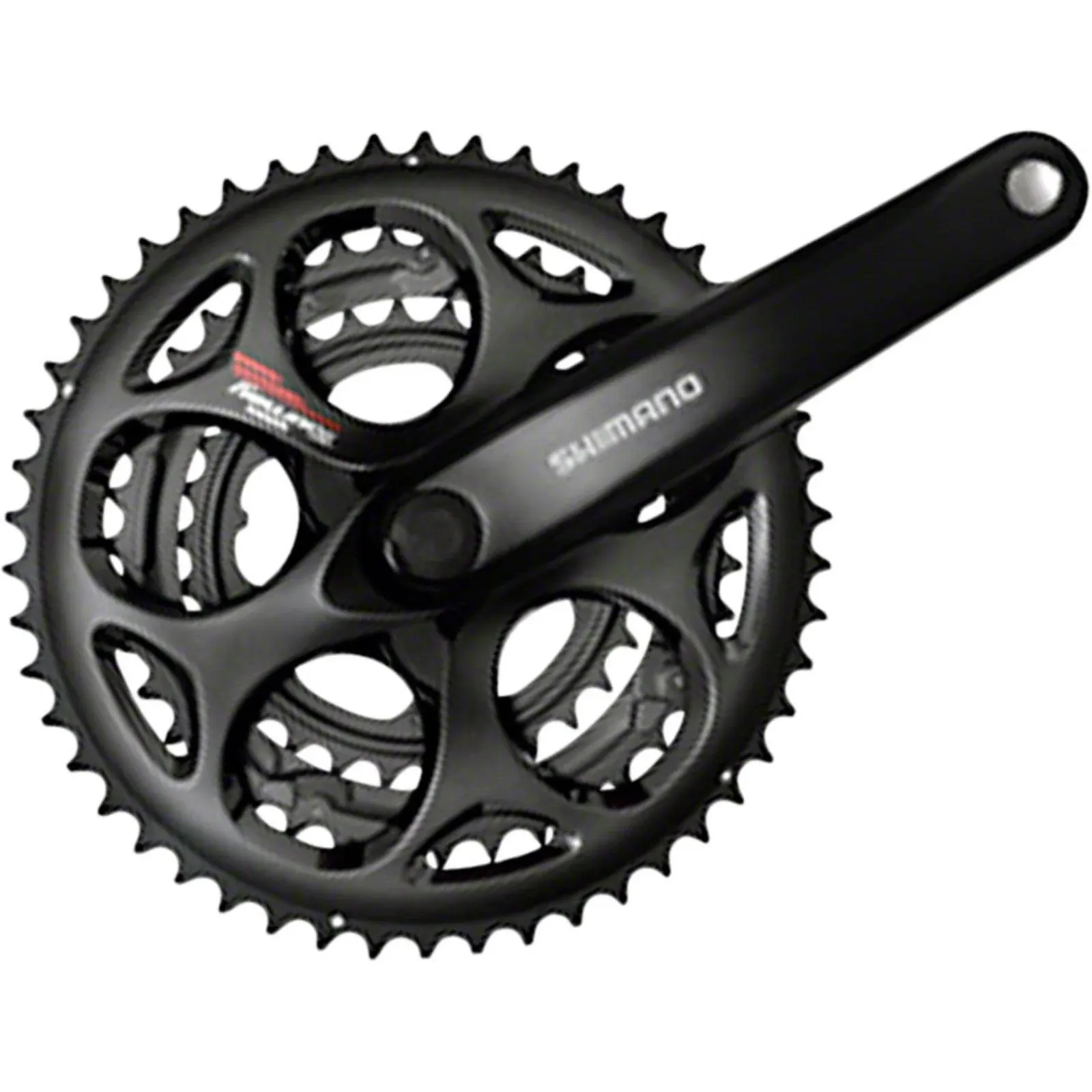 Shimano Tourney FC-A073 Crankset - 170mm, 7/8-Speed, 50/39/30t, Black