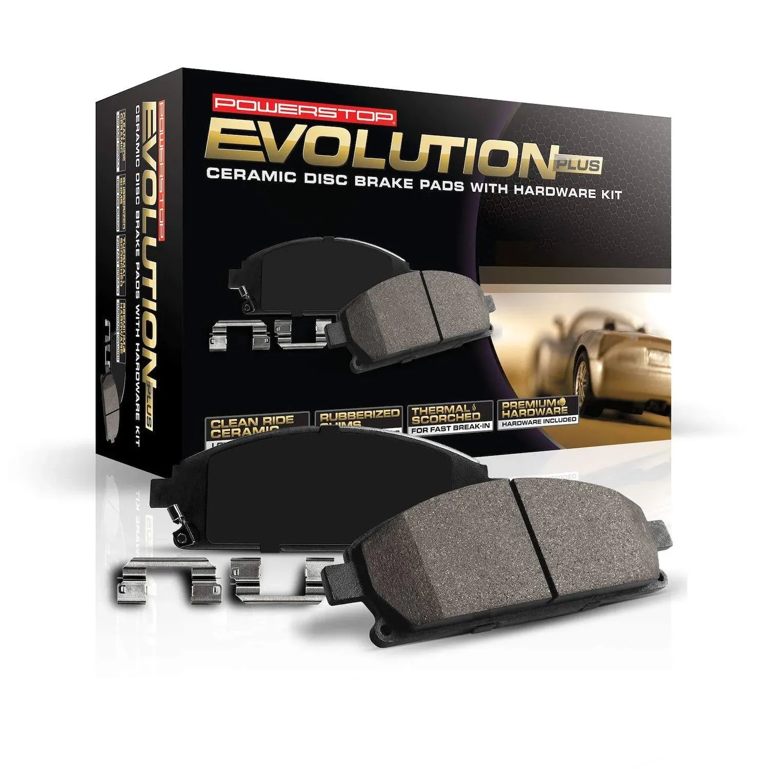 Power Stop Z17 Evolution Brake Pads, Rear - 17-1914