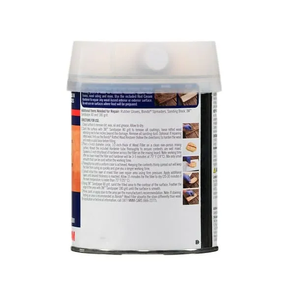 Bondo Brown Wood Filler 12 oz