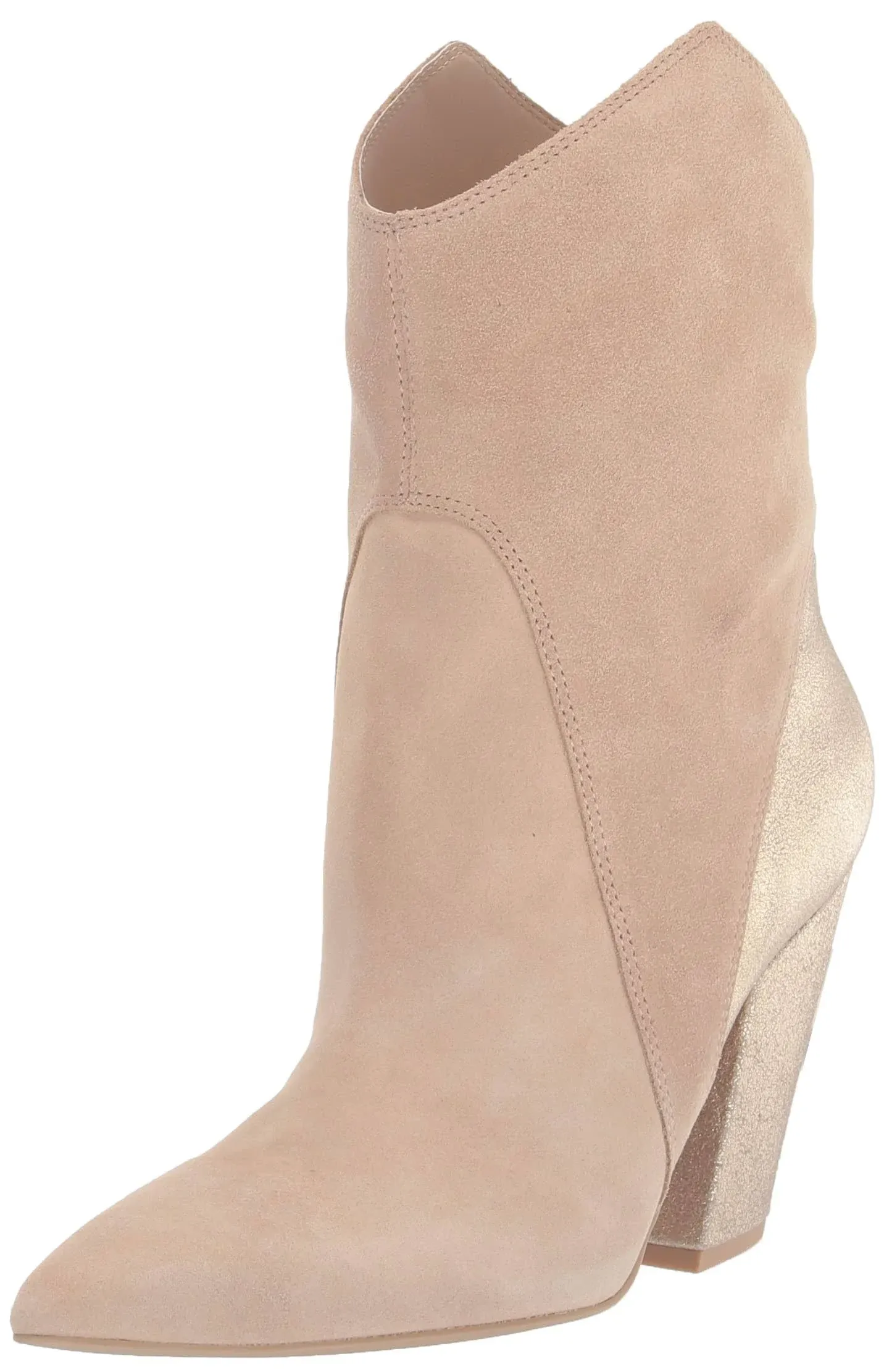 Dolce Vita Nestly Western Boot in Dune Multi Suede