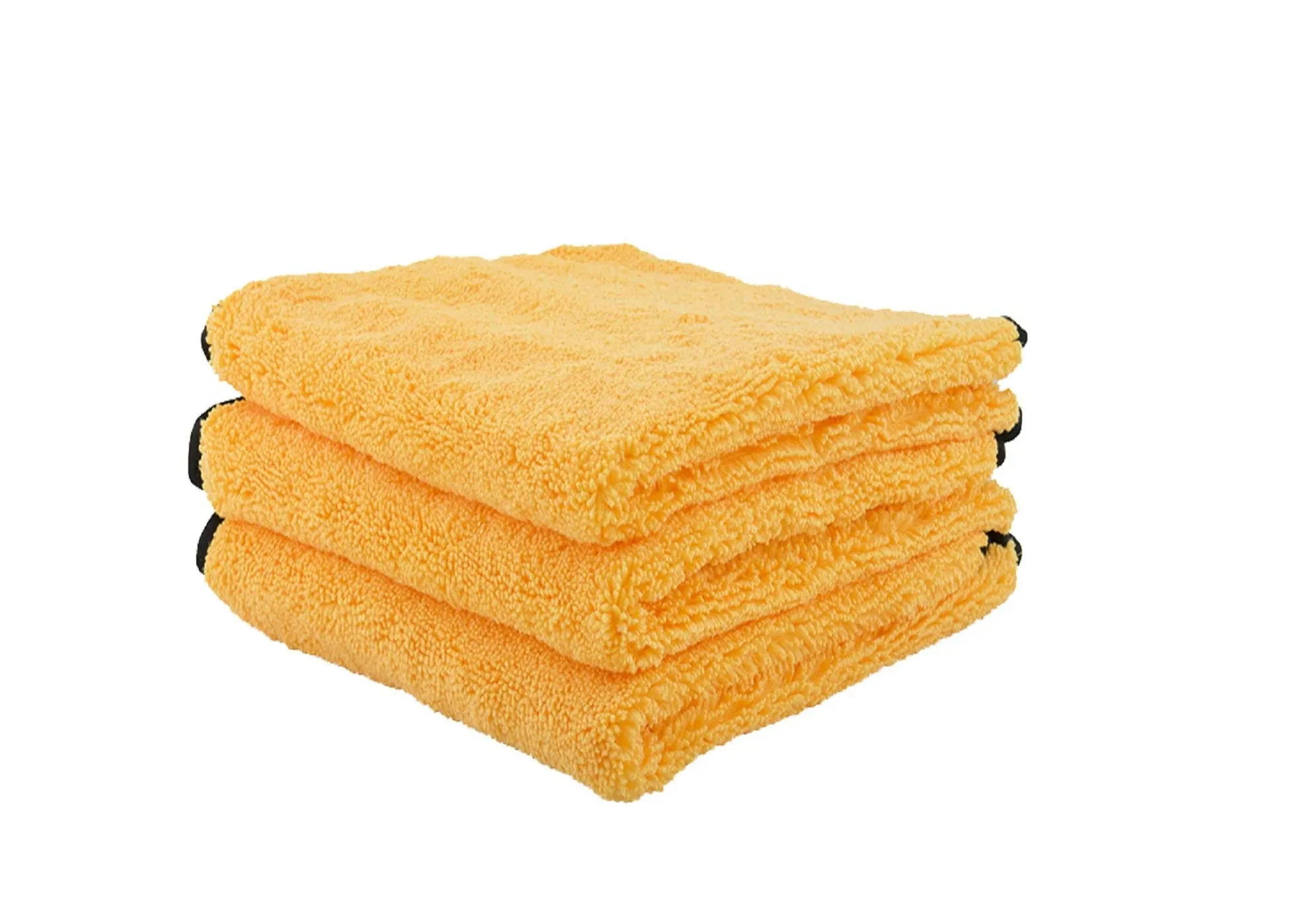 Chemical Guys Professional Grade Premium Silk Banded Microfiber Towels (3 Pack)