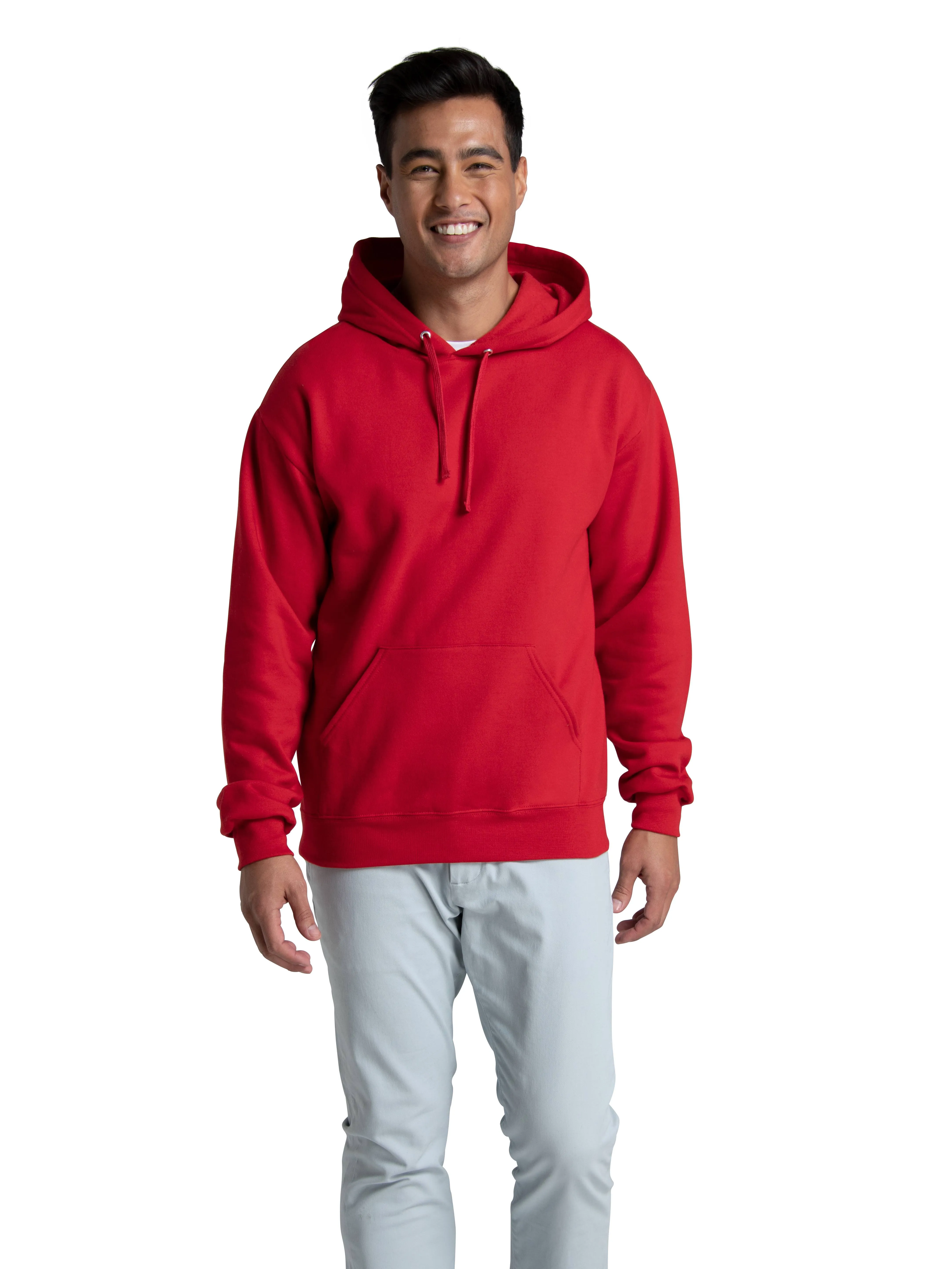 Fruit of the Loom Men's Eversoft Fleece Hoodies, Moisture Wicking & Breathable, Pullover Hooded Sweatshirt