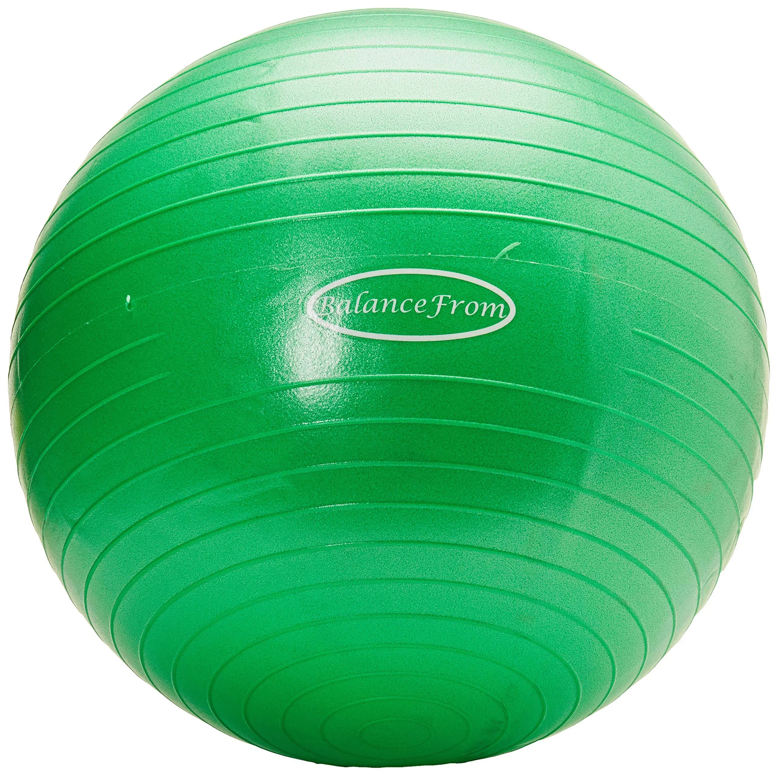 Anti-Burst and Slip Resistant Exercise Ball Yoga Ball Fitness Ball Birthing Ball with Quick Pump, 2,000-Pound Capacity, Multiple Colors and Sizes