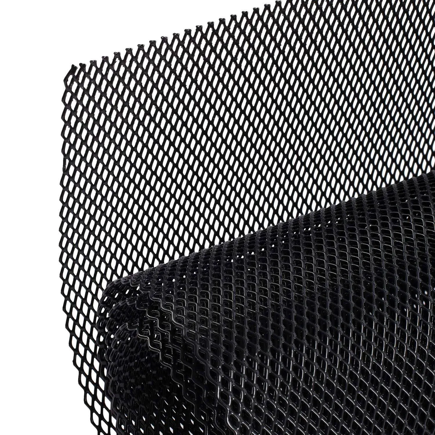 Universal 40&#034;x13&#034; Car Grill Mesh - 100x33cm Aluminum Alloy Automotive Grille ...