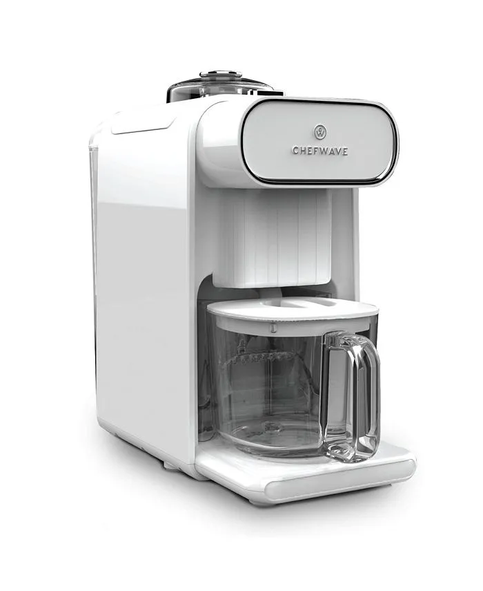 ChefWave Milkmade Auto Clean White Non-Dairy Milk Maker with 6-Plant-Based Programs