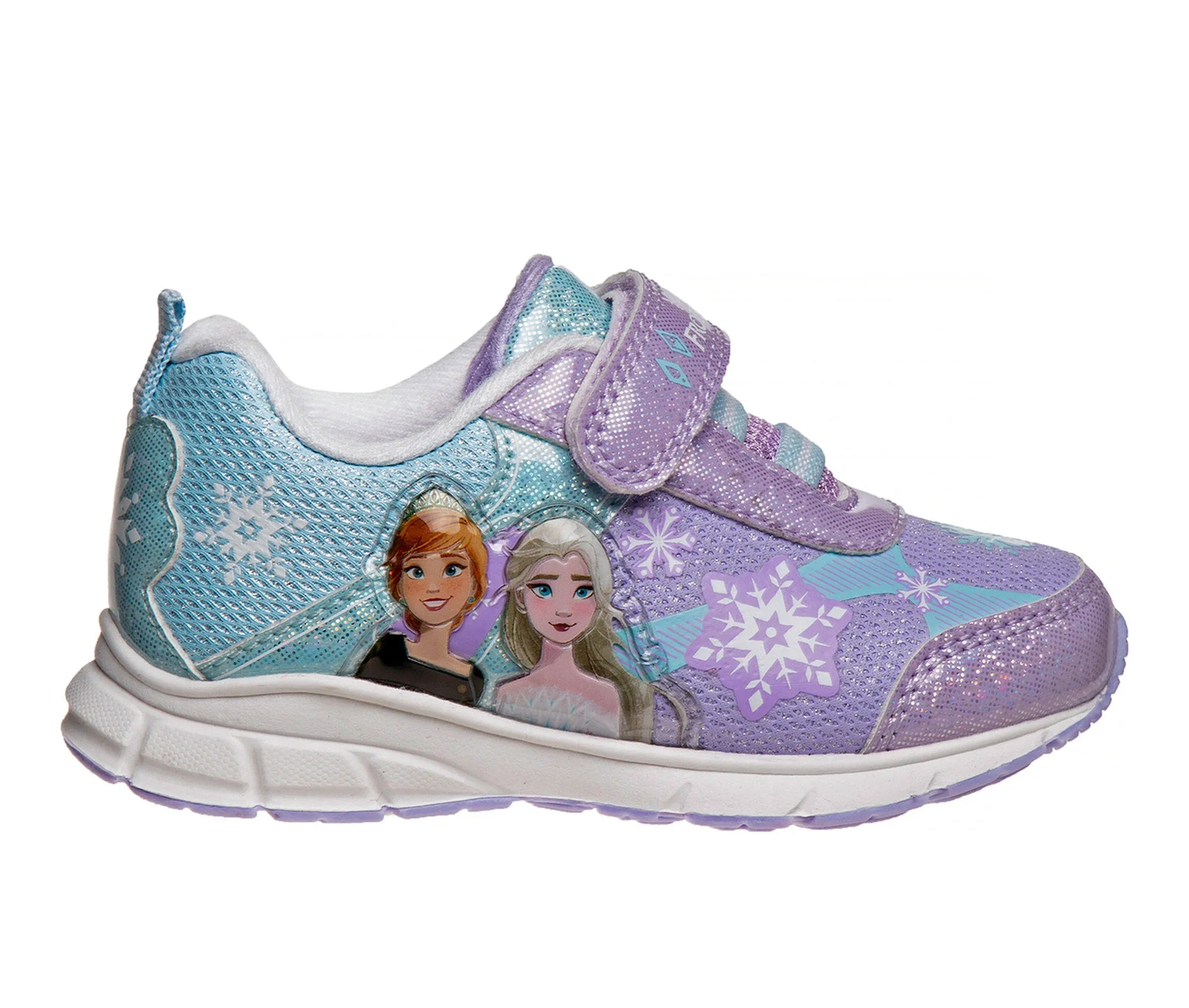 Disney Toddler Girls Frozen II Sneakers - Lilac Blue - Size 7