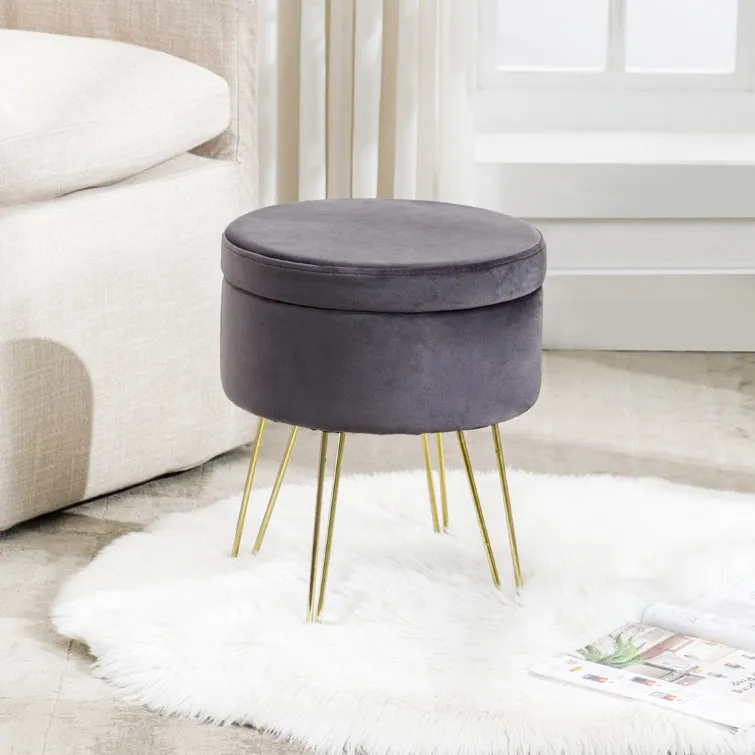 Stefan Iron Accent Stool