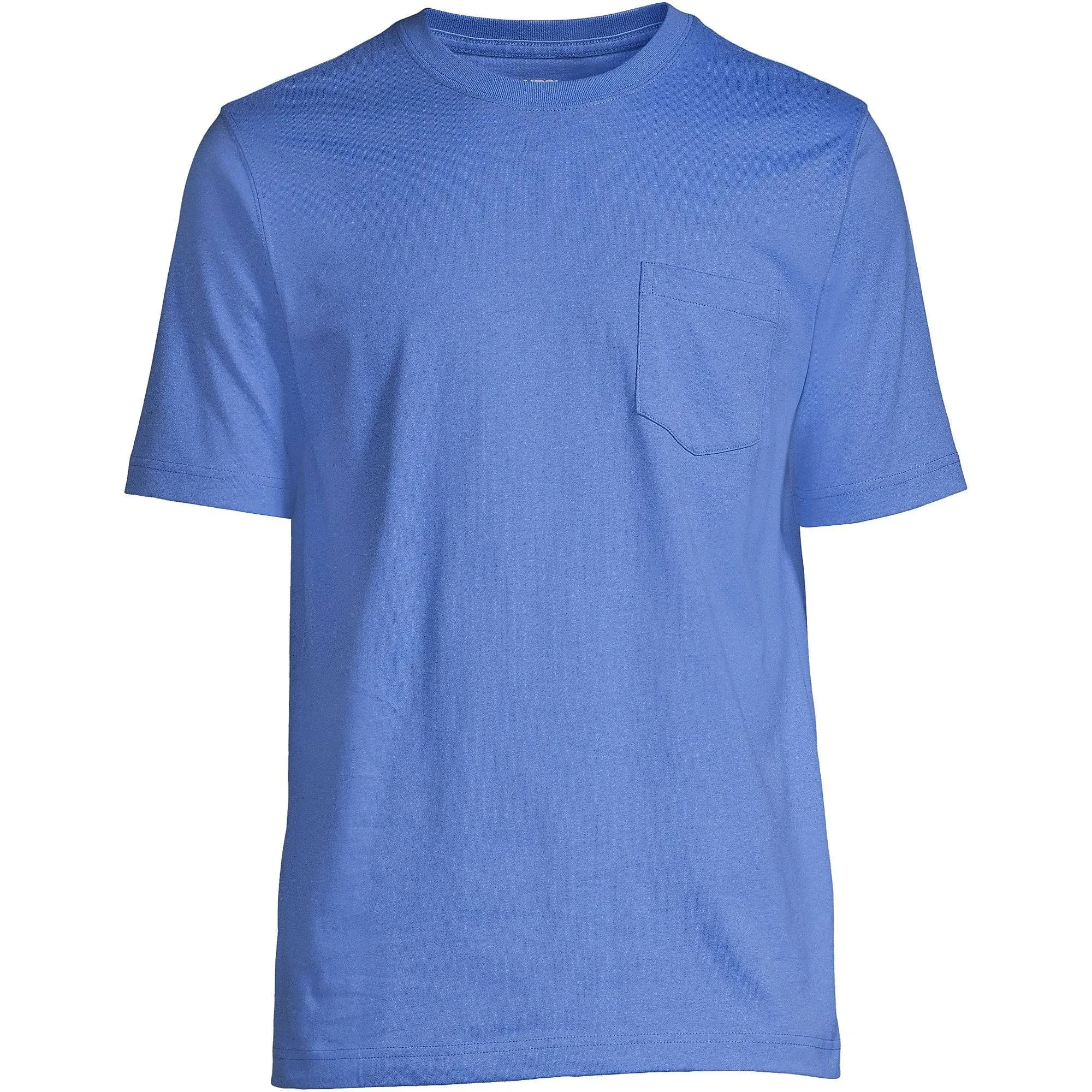 Lands' End Men's Tall Super-T Short Sleeve T-Shirt with Pocket