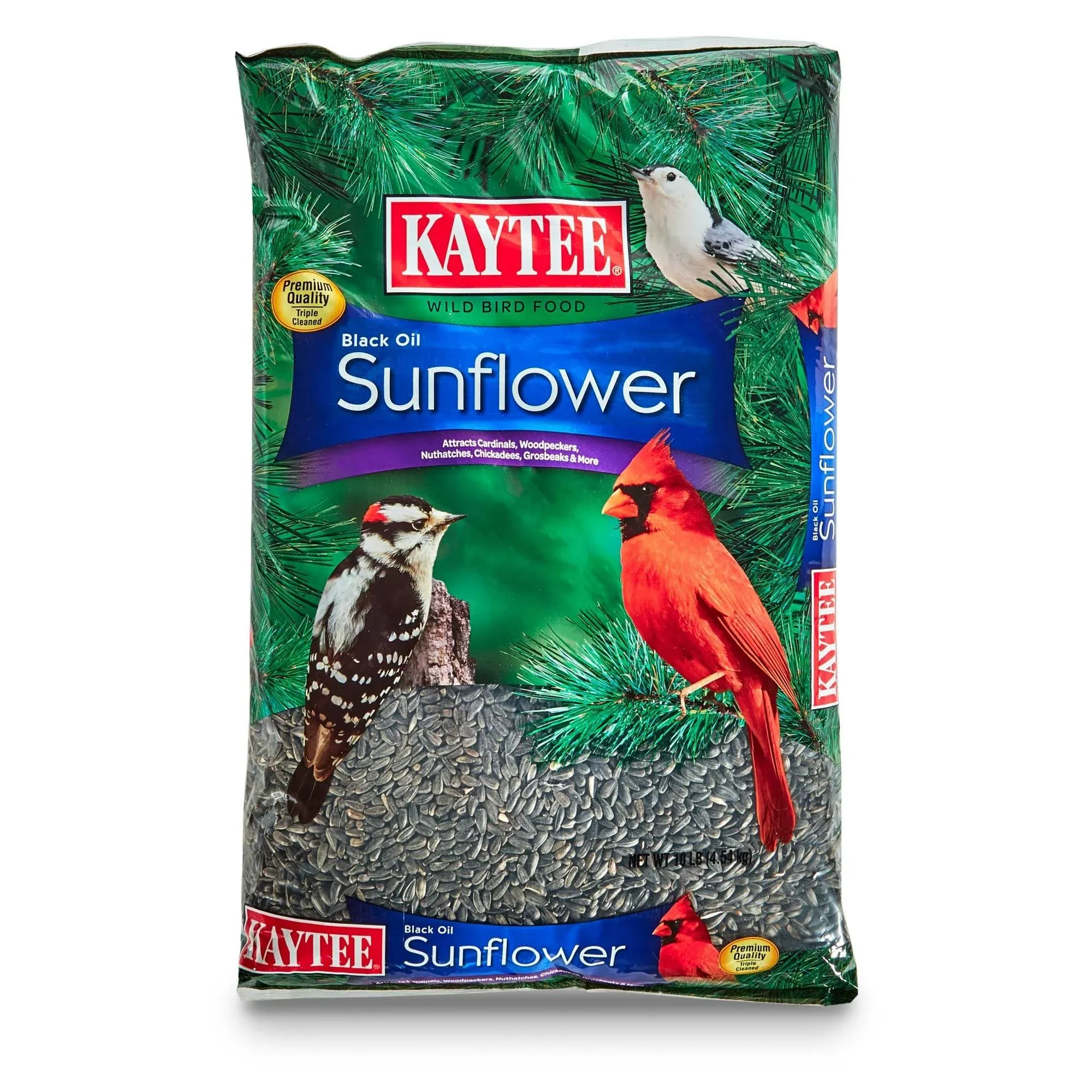 Kaytee Wild Bird Seed, Black Oil Sunflower - 10 lb bag