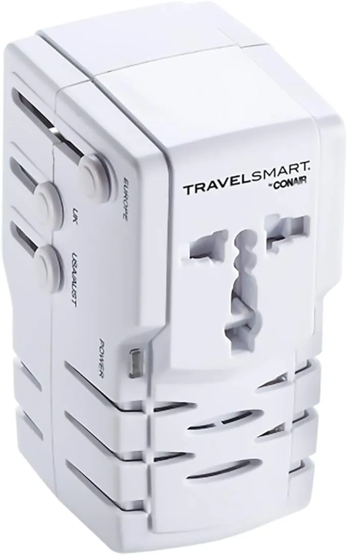 Travel Smart by Conair All-In-One Adapter/Converter Combo Unit